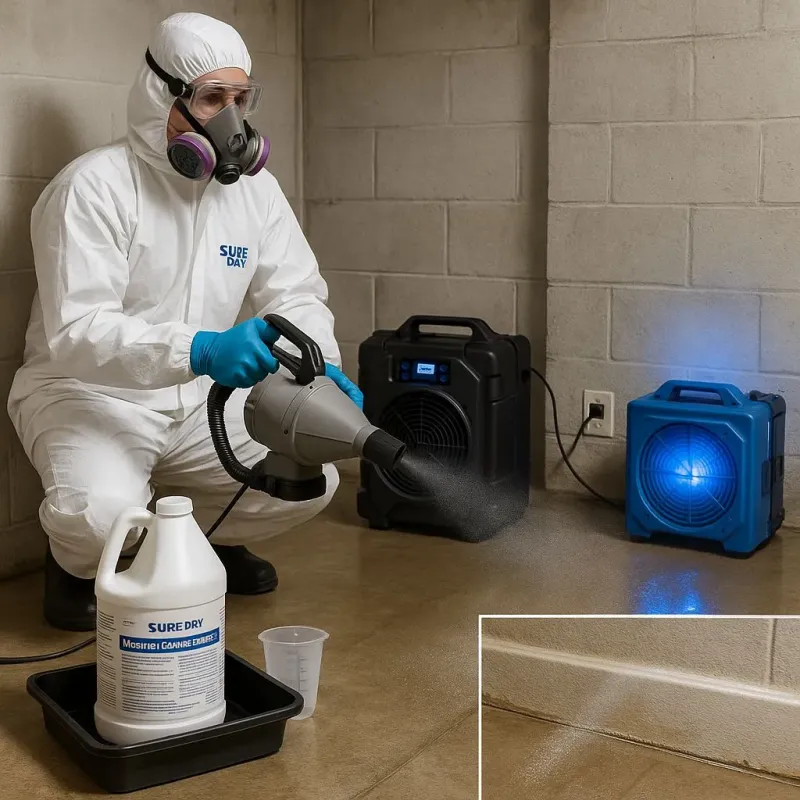Sanitization and Odor Removal process in Weare, NH