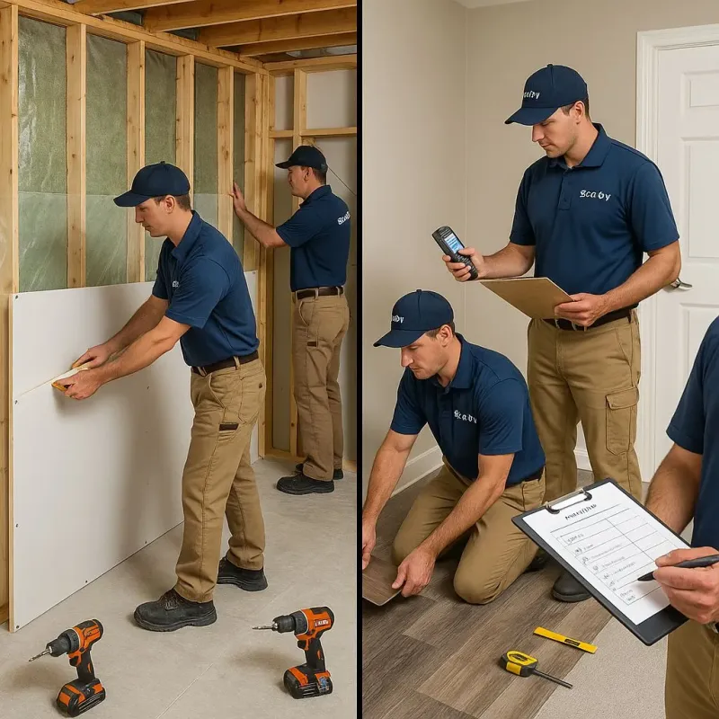 Repairs and Reconstruction process in Weare, NH